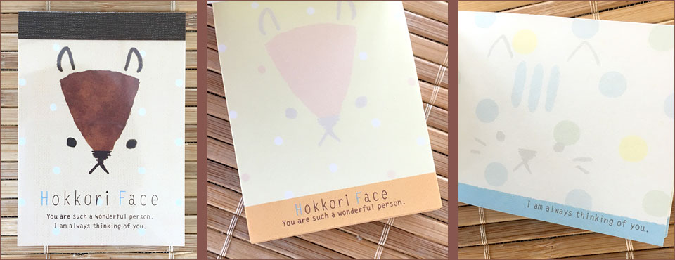 Hokkori Face Japanese Stationery ZenPop