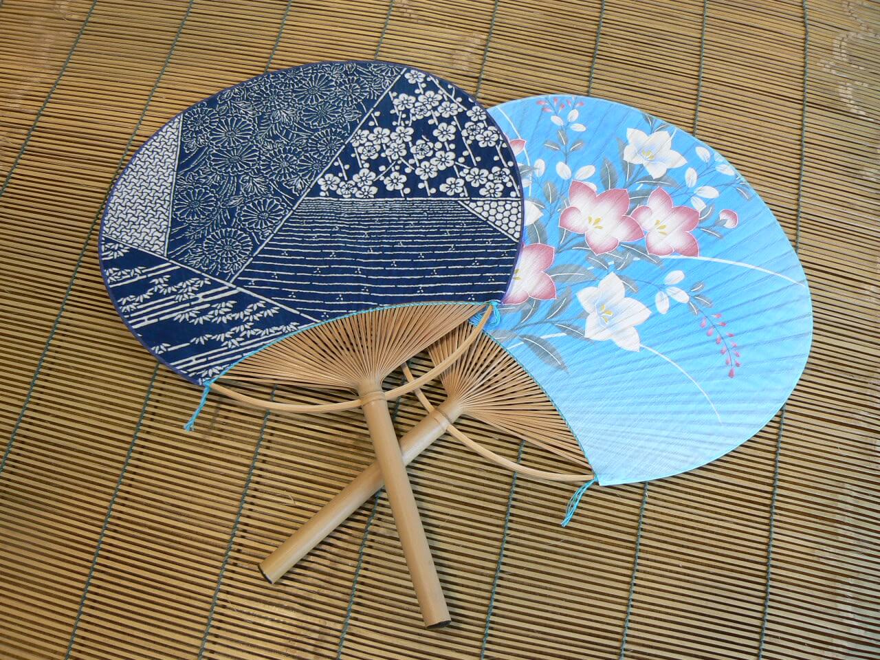 An uchiwa fan, used in Japan