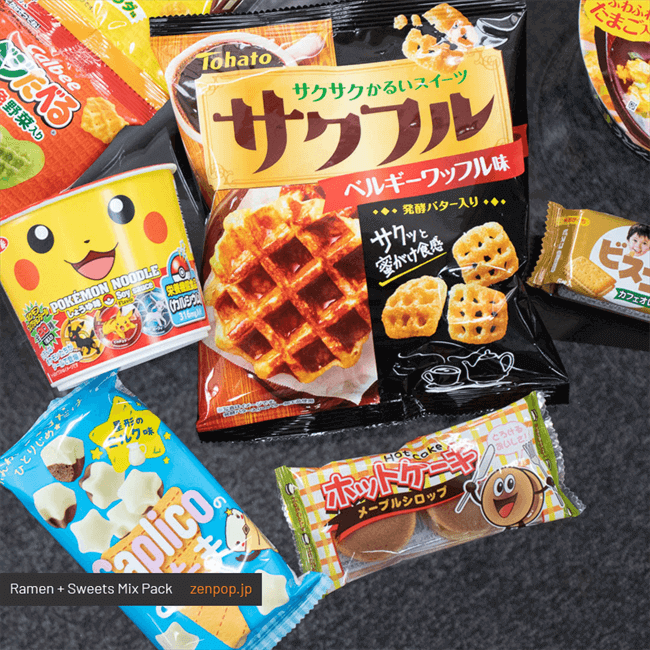 ZenPop's May Brunch Ramen + Sweets Mix Pack