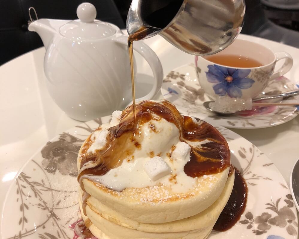 Fluffy pancakes at Locanda, Umeda