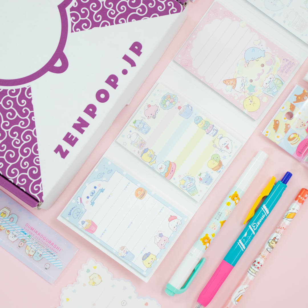ZenPop's Kawaii Characters Stationery Pack