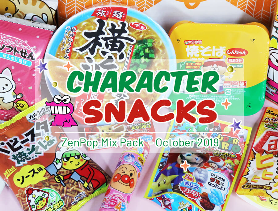 ZenPop's Ramen + Sweets Mix Characters Snacks Pack