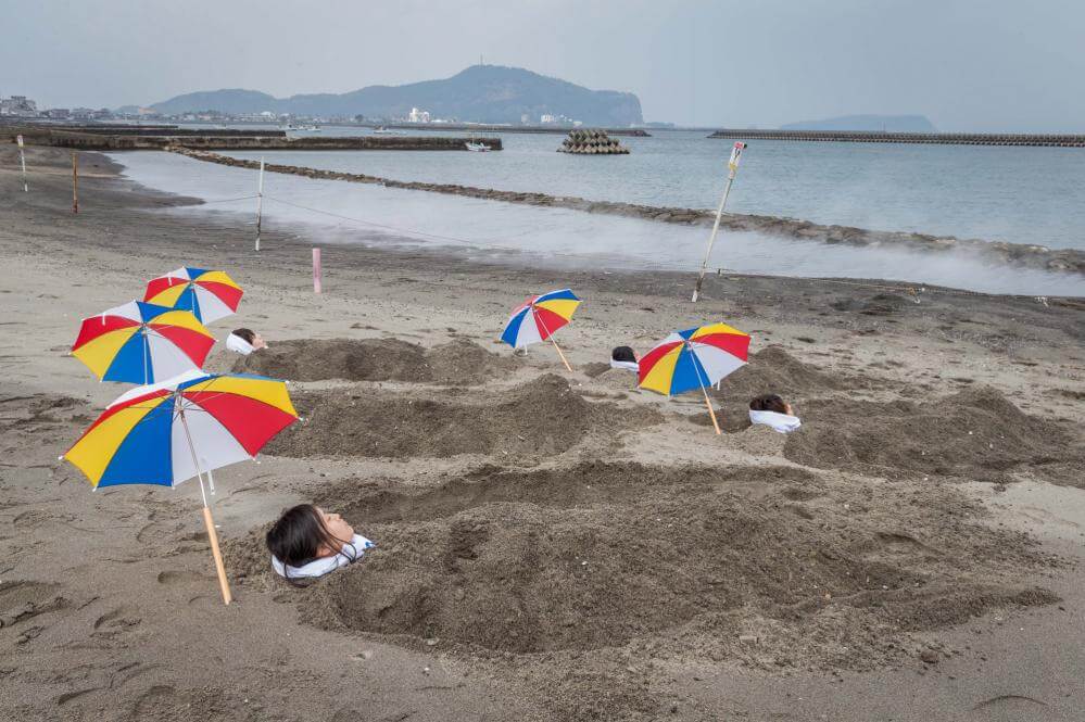 Kagoshima's Hot Sand Onsen