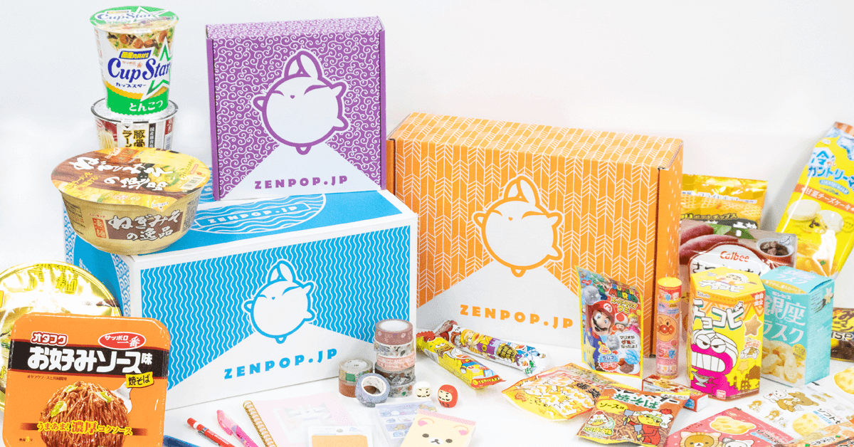 ZenPop's monthly subscription boxes from Japan