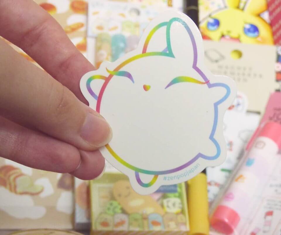Kawaii Luna Sticker in all ZenPop Subscription Boxes