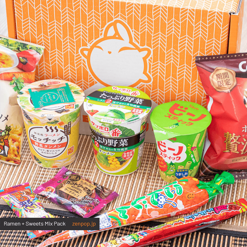 ZenPop's Japanese Ramen + Sweets Mix