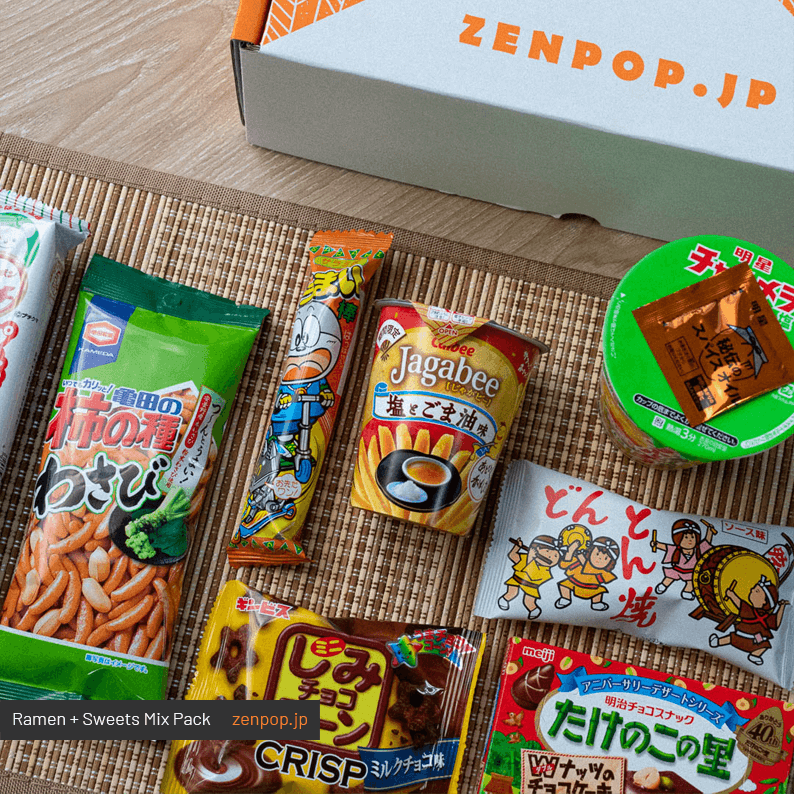 Pack ZenPop Mix Ramen + Friandises 