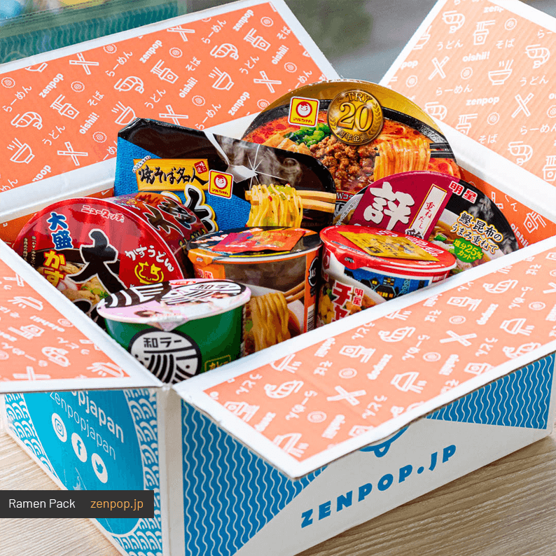 ZenPop – Ramen + Friandises « Spring Picnic Pack » Avril 2020 - Toutes les  Box