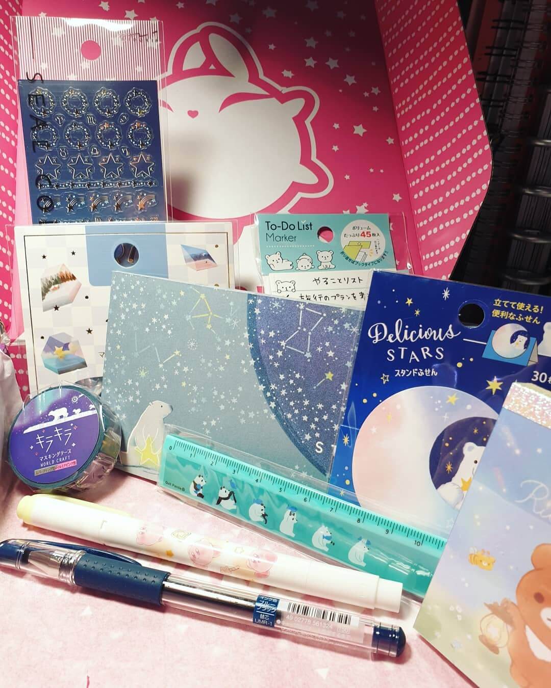 Instagram: ZenPop's Starry Night Japanese Stationery Subscription Box