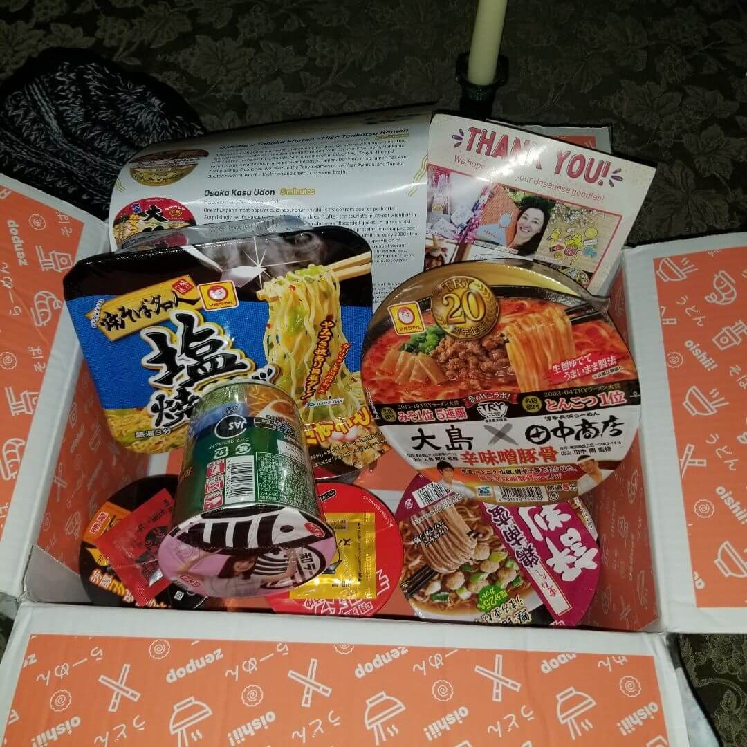 Instagram: ZenPop's Trip to Japan Ramen Subscription Box