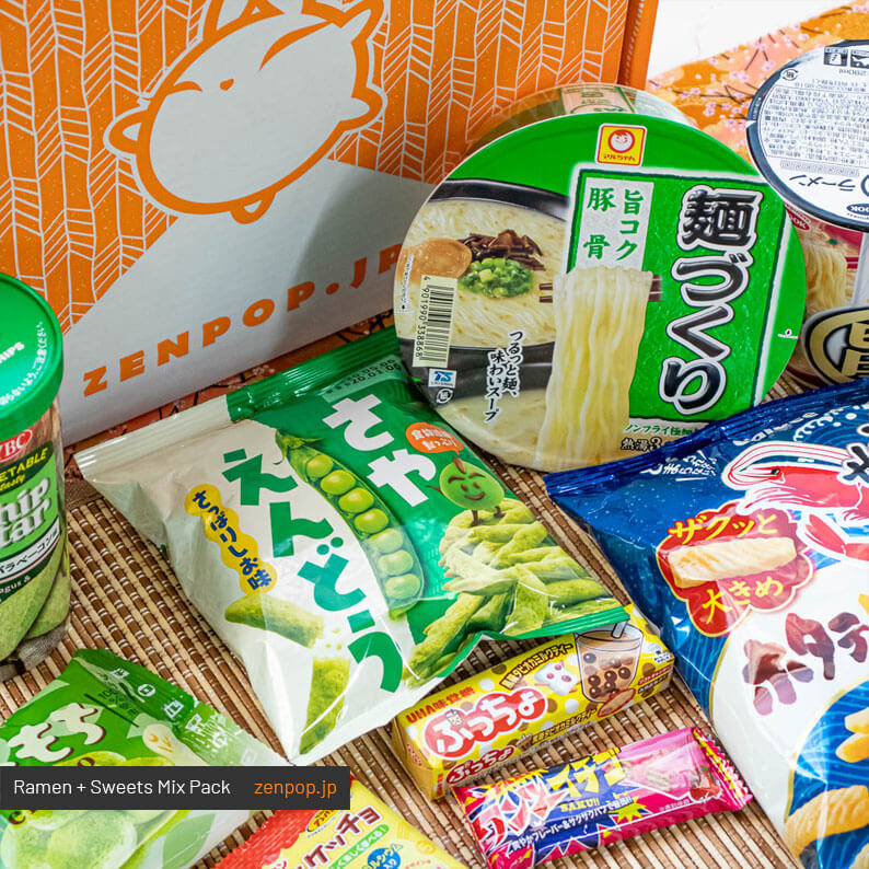 ZenPop's Japanese Ramen and Sweets Subscription Box