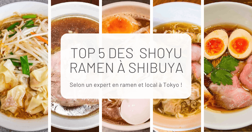 Le top 5 des meilleurs restaurants de Shoyu Ramen à Shibuya