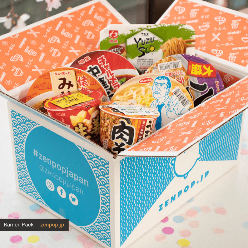 ZenPop – Ramen + Friandises « Spring Picnic Pack » Avril 2020 - Toutes les  Box