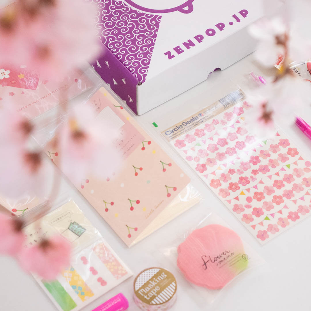 ZenPop's April Sakura Japanese Stationery Pack