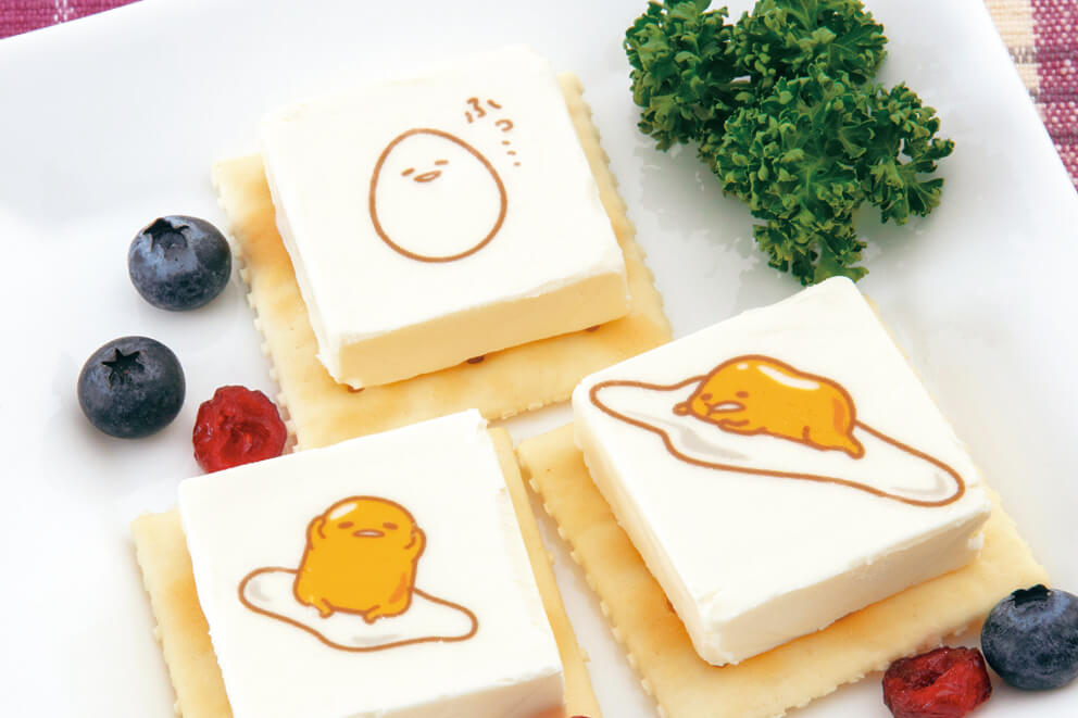 Gudetama edible food art stickers