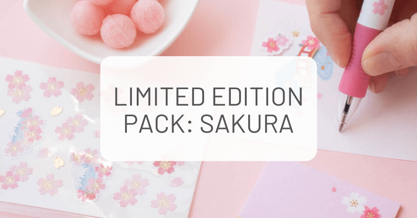 ZenPop Limited Edition Pack: Sakura Stationery and Sweets