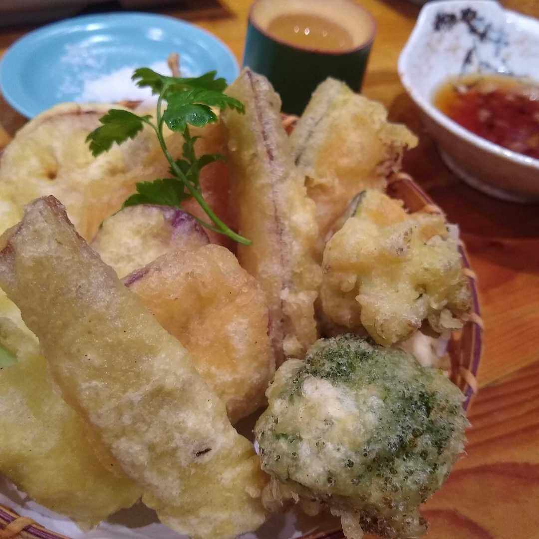 Tempura at Japanese izakaya