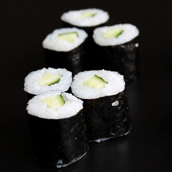 Kappa-Maki or Cucumber Sushi
