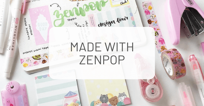 Made with ZenPop: Monthly Stationery Challenge
