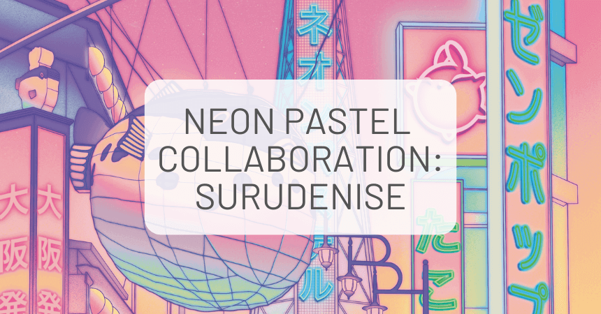 Stationery Pack Collaboration with Artist, Surudenise