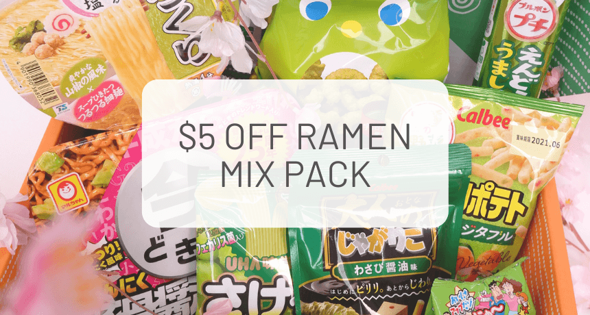 Enjoy $5 OFF Ramen Mix Pack