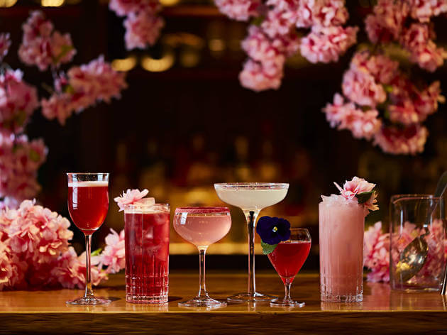 Sakura Themed Drinks