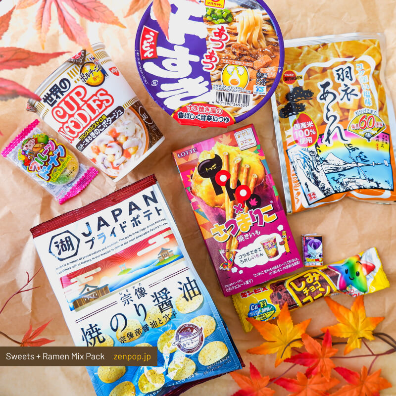 ZenPop's Ramen and Sweets Mix Pack: Japanese Fall Delights