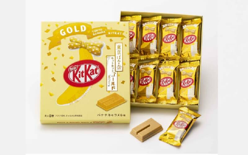 日本限定 - Gold Kit Kat (東京香蕉聯名)