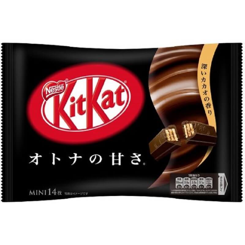 Японский KitKat с темным шоколадом