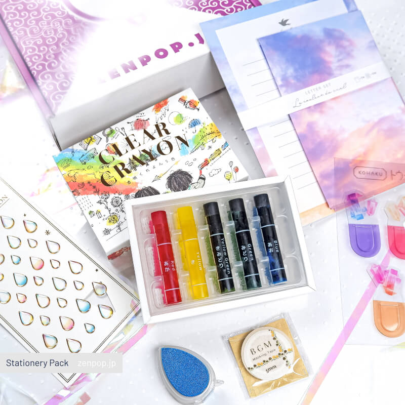 ZenPop's Stationery Pack: Rêve translucide