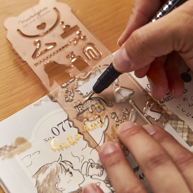 Journaling with KUTSUWA Mastemplate