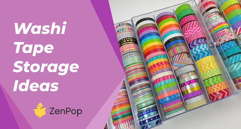 How to store your washi tape? (20 ideas)